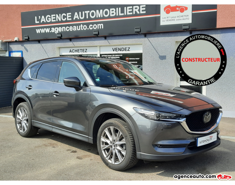 Achat voiture occasion, Auto occasion pas cher | Agence Auto Mazda CX-5 2.2 SKYACTIV-D 184 SELECTION 4X4 BVA Gris Année 2019 Automatique Diesel